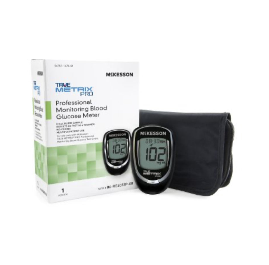 Blood Glucose Meter McKesson TRUE METRIX® PRO 4 Second Results Stores up to 500 Results No Coding Required